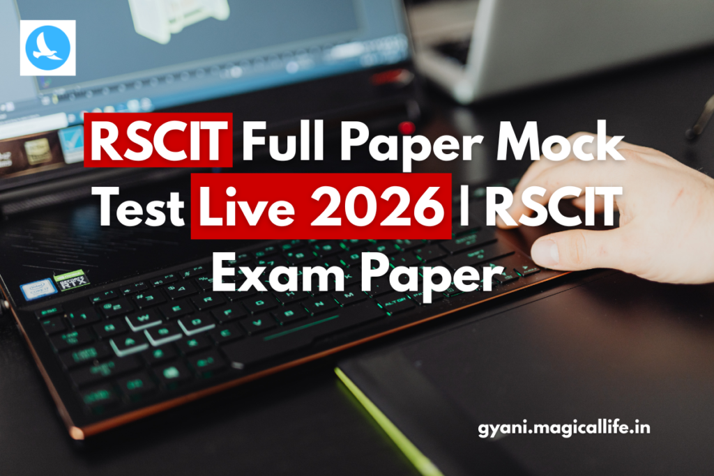 RSCIT Full Paper Mock Test Live 2026 | RSCIT Exam Paper